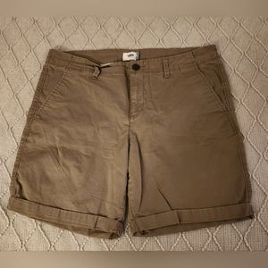 Old Navy Khaki Bermuda Shorts Size 10